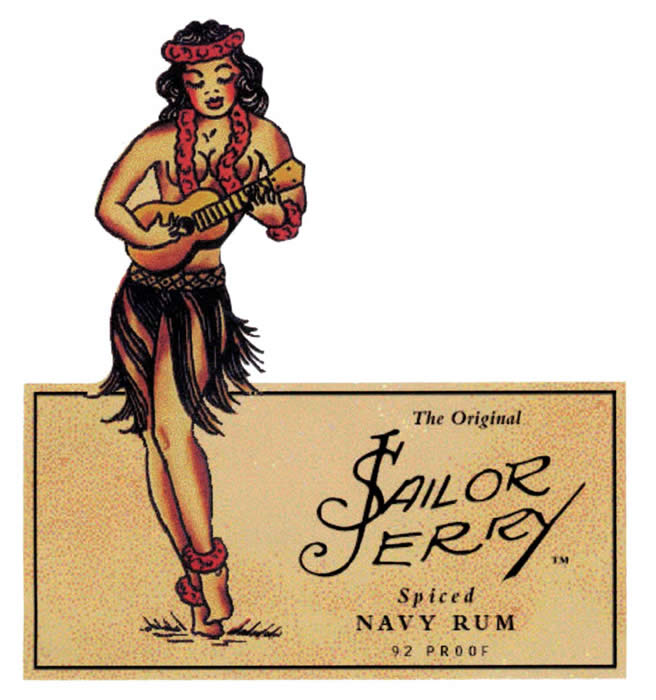 Sailor Jerry Spiced Rum takes its name from Norman Sailor Jerry Collins